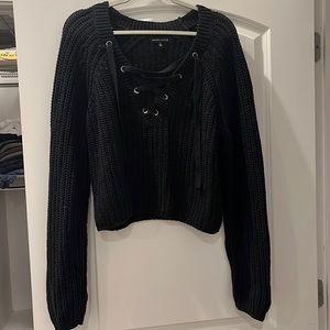 Kendall & Kylie Black Sweater